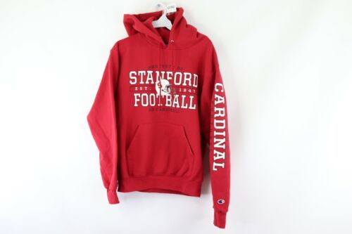 red champion hoodie mens small