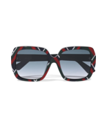 Gucci Square-frame Printed Acetate Sunglasses Brand New with Case MSRP $356 - $199.99