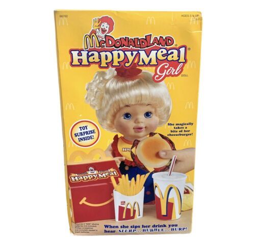 McDonald Land McDonald's Happy Meal Girl Doll 1997 Hasbro Vintage Toy ...