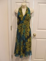 NWT ORG. $149  EVAN PICONE PRINT DRESS FULLY LINED SIZE 4 - $49.49