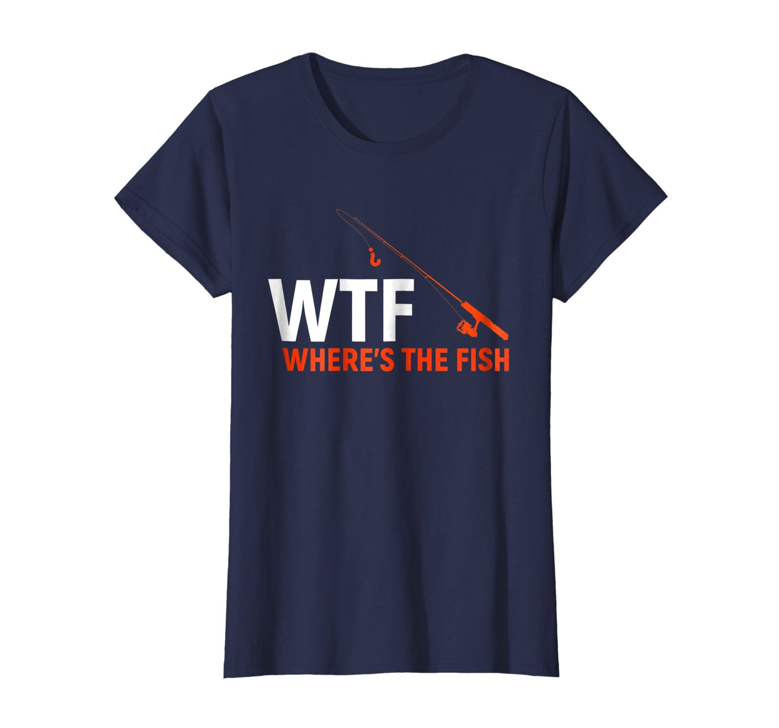 Funny TeeWTF Wheres The Fish Shirt For Men Funny Fishing Dad Tee Gift