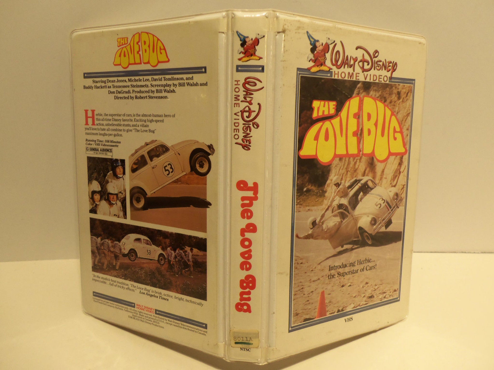 Vintage Walt Disney Original The Love Bug Herbie 1st Edition Clamshell ...