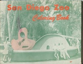 Scarce Vtg 1957 San Diego Zoo Coloring Book RN Babcock - $29.99