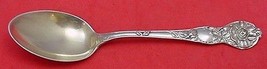 Wild Rose by Watson Sterling Silver Coffee Spoon Goldwashed 5 3/8" - $48.51