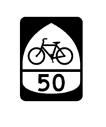 US Bicycle Route 50 Sticker R3177 Highway Sign - $1.45+