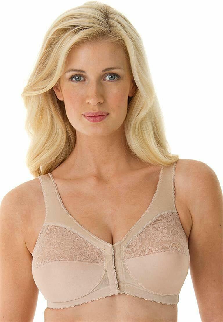 Glamorise Blush Magic Lift Full Figure Front Hook Bra Us 50b Uk 50b Nwot Bras And Bra Sets 9336