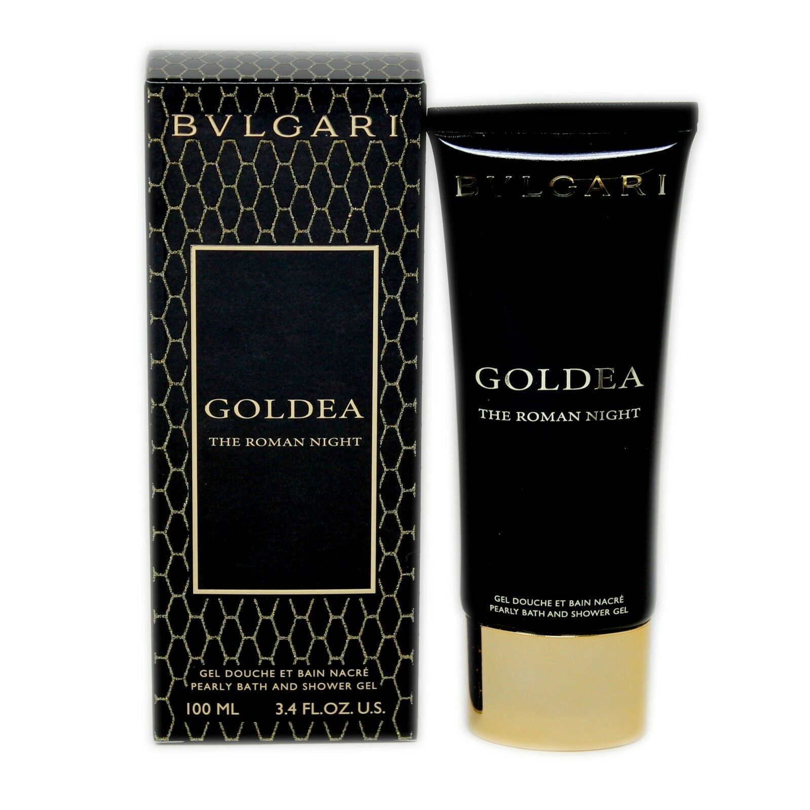 BVLGARI GOLDEA THE ROMAN NIGHT PEARLY BATH AND SHOWER GEL 100ML NIB