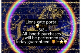 Freebie LIONS GATE PORTAL 8/8 LAKSHMI MONEY WEALTH RICHES MANIFEST BINDI... - $0.00