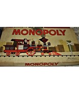MONOPOLY Board Game: complete 1957 Original Box, Game Board, Cards, Mone... - $40.00