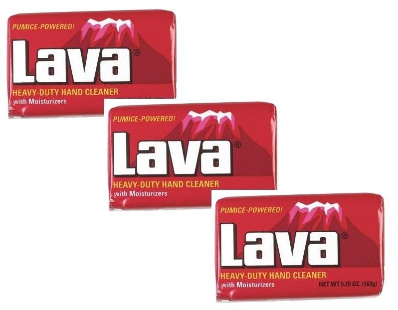 **3** Lava Bar Green Soap 5.75 Oz Heavy Duty Pumice Hand Cleaner Oil