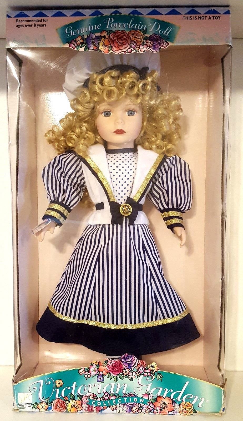 1998 victorian garden porcelain doll
