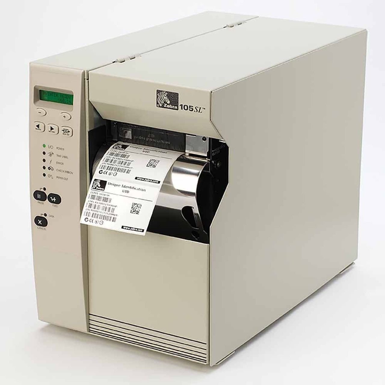 Zebra 105sl Plus Thermal Transfer Barcode Label Printer 102 801 00000 Printers 3923