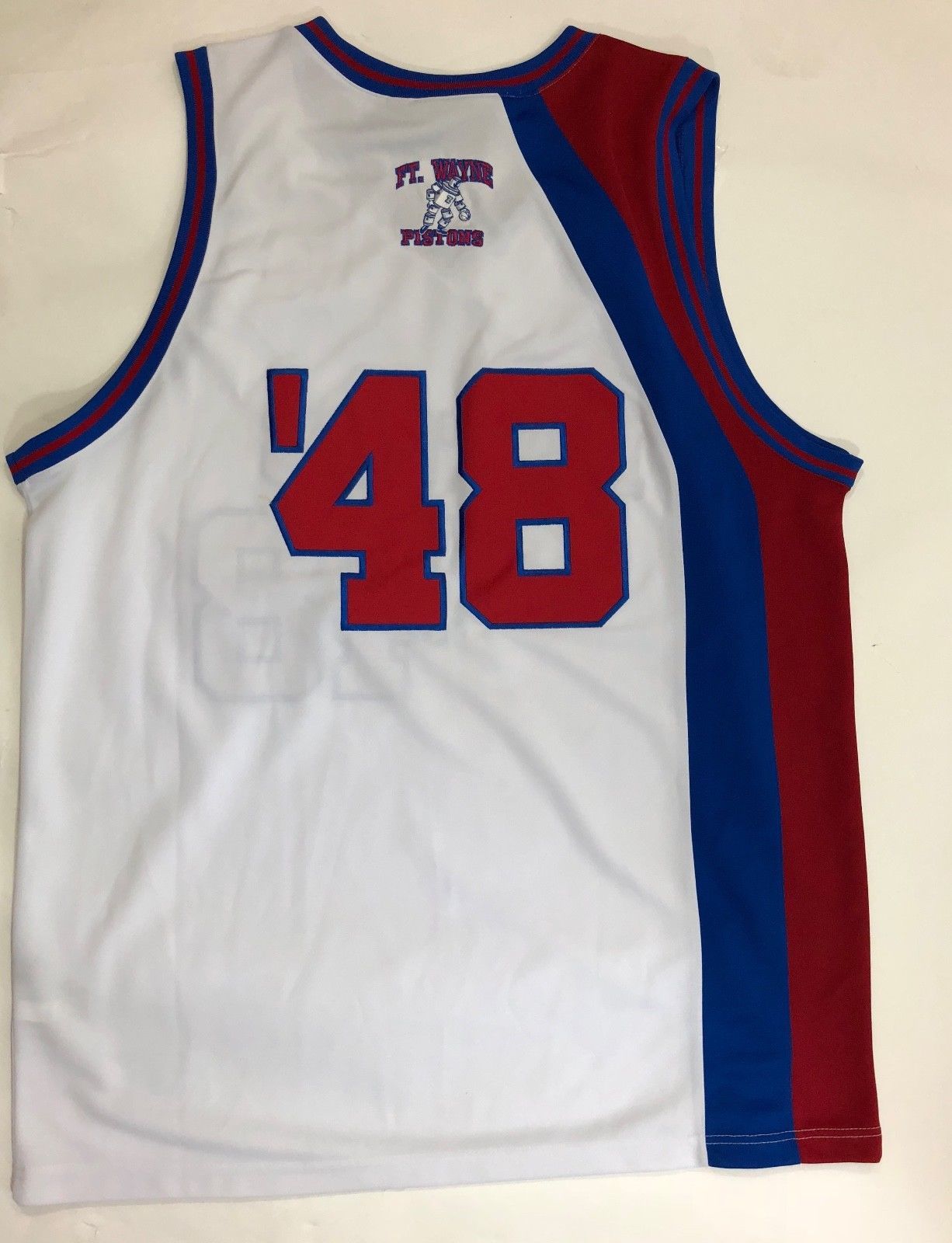 G III Detroit Pistons Fort Wayne XL Basketball Jersey Historical 1948
