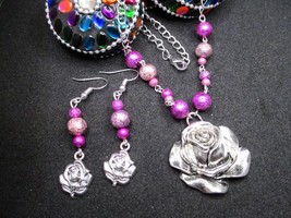 Delicate as a Rose Necklace Set - $22.00