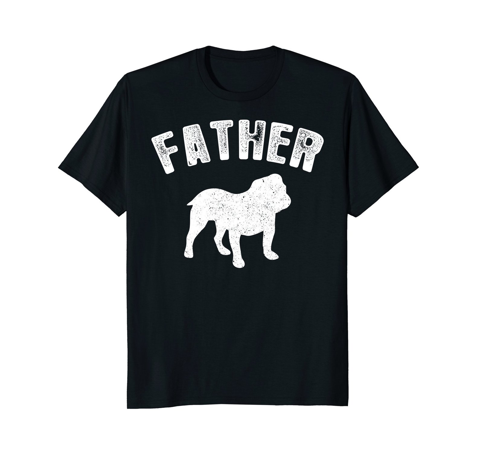 Father Old English Bulldog TShirt Vintage Classic TShirts, Tank Tops