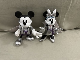 Walt Disney World 100th Anniversary Mickey Minnie Mouse Articulated Figures NEW image 2