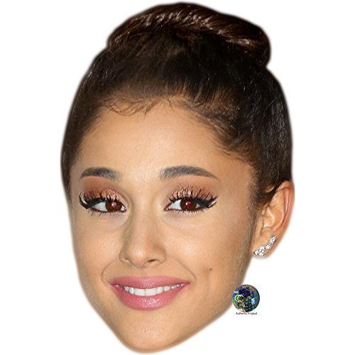 Ariana Grande Hair Up Celebrity Mask, Card Face and Fancy Dress Mask ...