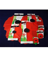 Charles Viancin Silicone Red Poppy Lids, Drink Covers, Bottle Stoppers, ... - $105.99