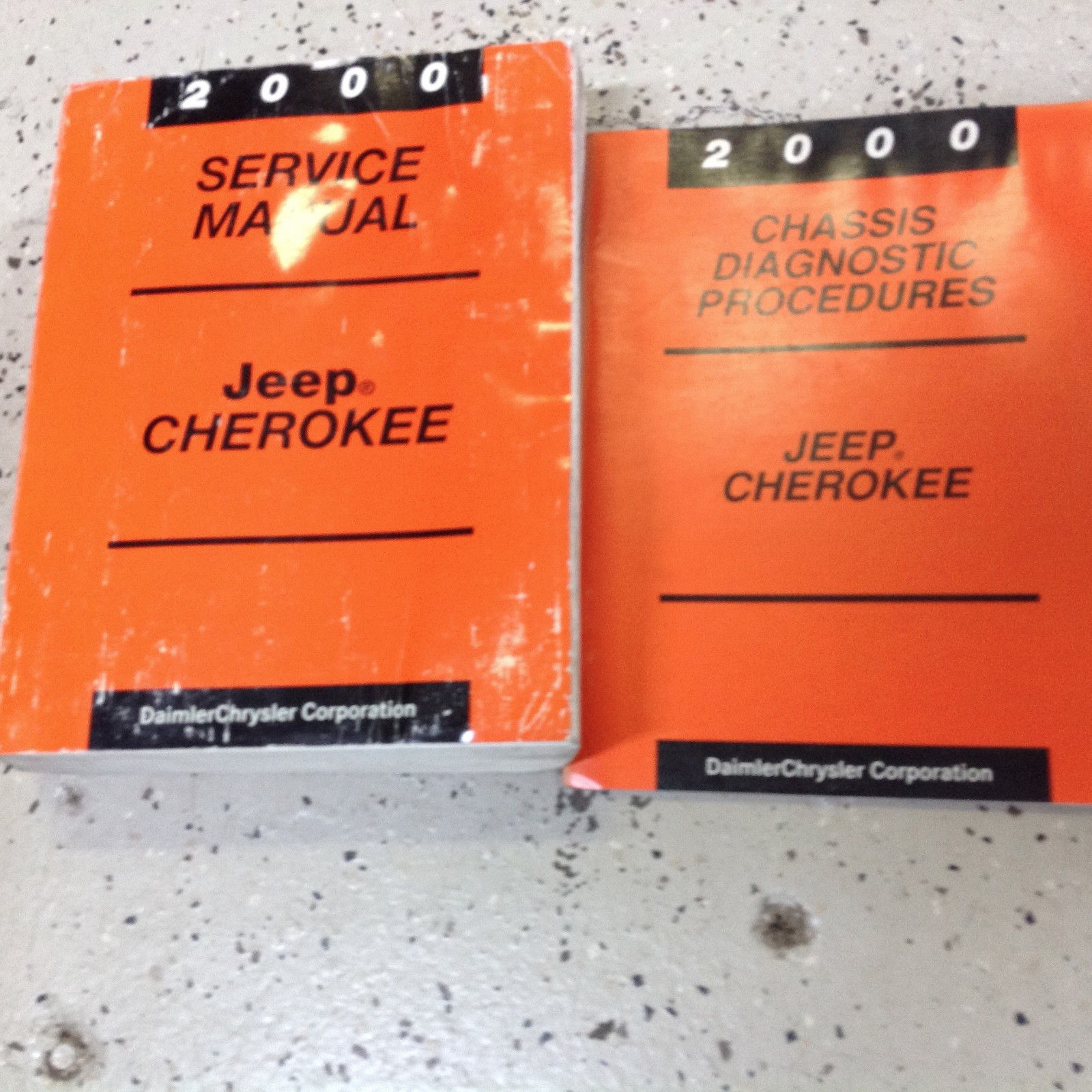 2000 JEEP CHEROKEE Service Repair Shop Manual Set W Chassis Diagnostic Book OEM