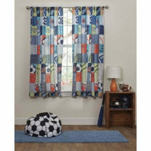 Mainstays Kids Play Like a Champion Sports Curtains, Set of Two 52&quot; X 84&quot; - $24.98