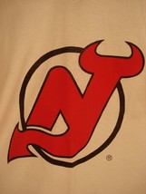 NJ Devils Hockey Shirt Size L V-neck NHL Souvenir 100% cotton NWOT Hockey Fan - $12.99