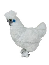 Adore Plush Puffy the Silkie White Fluffy Chicken Soft Stuffed Animal Toy 12" - $21.78