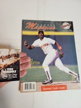 Vintage 1990s Baseball Program San Diego Padres Magazine &amp; Mini Schedule... - $29.40