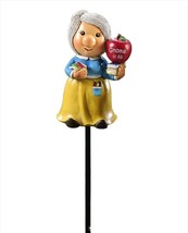 Teacher Gnome Plant Pick Set of 2 with Apple 17.9" High School Garden Adorable image 2