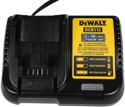 DEWALT   20V  MAX   Battery Charger   -  Model: DCB112 image 2