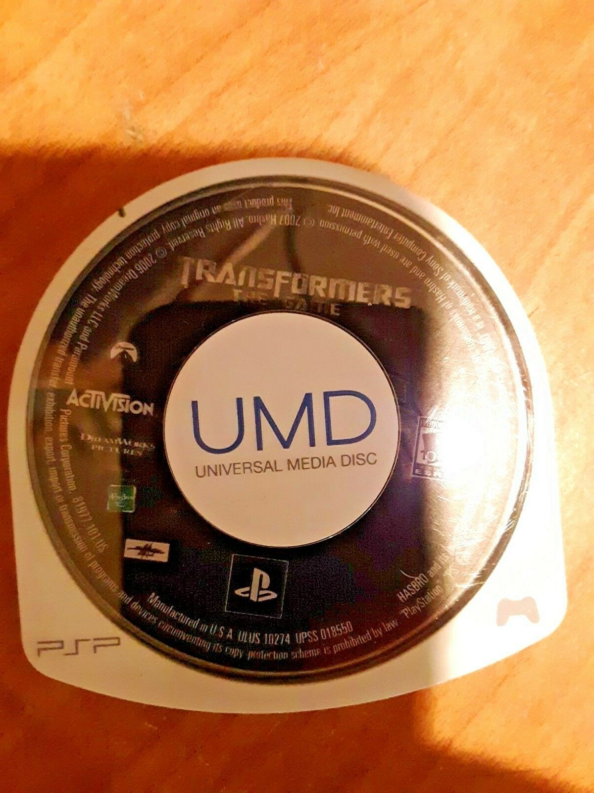 PSP Transformers The Game Sony PSP UMD Disc Only Video Games