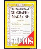 NATIONAL GEOGRAPHIC MAGAZINE: THE 1940&#39;S - $15.00