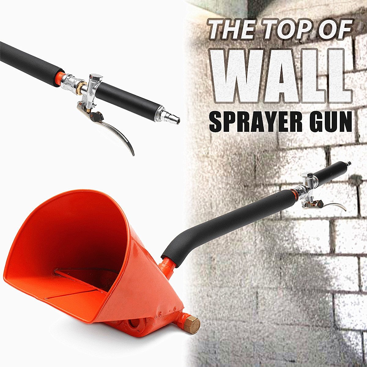 31C 4 Jets Air Stucco Cement Plaster Texture Hopper Sprayer Guns Cement