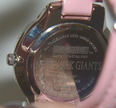 Game Time F3252681 NFL Licensed New York Giants Womens Pink Watch-
show origi... image 3