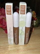 X2 Clinique Even Better All Over Concealer + Eraser NEW IN BOX WN 124 Sienna - $18.80