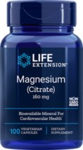 2 PACK Life Extension Magnesium Citrate 100 mg 100 caps immune blood sugar image 2