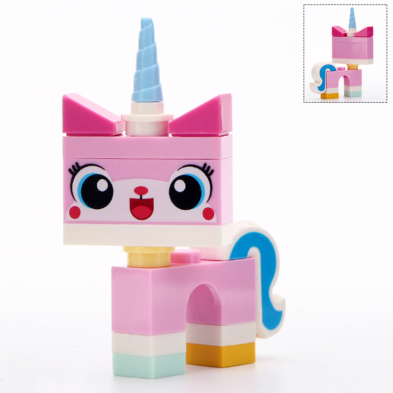 8 Unikitty Cat Cartoon Kitty Minifigures Building Figure Hero Halloween ...