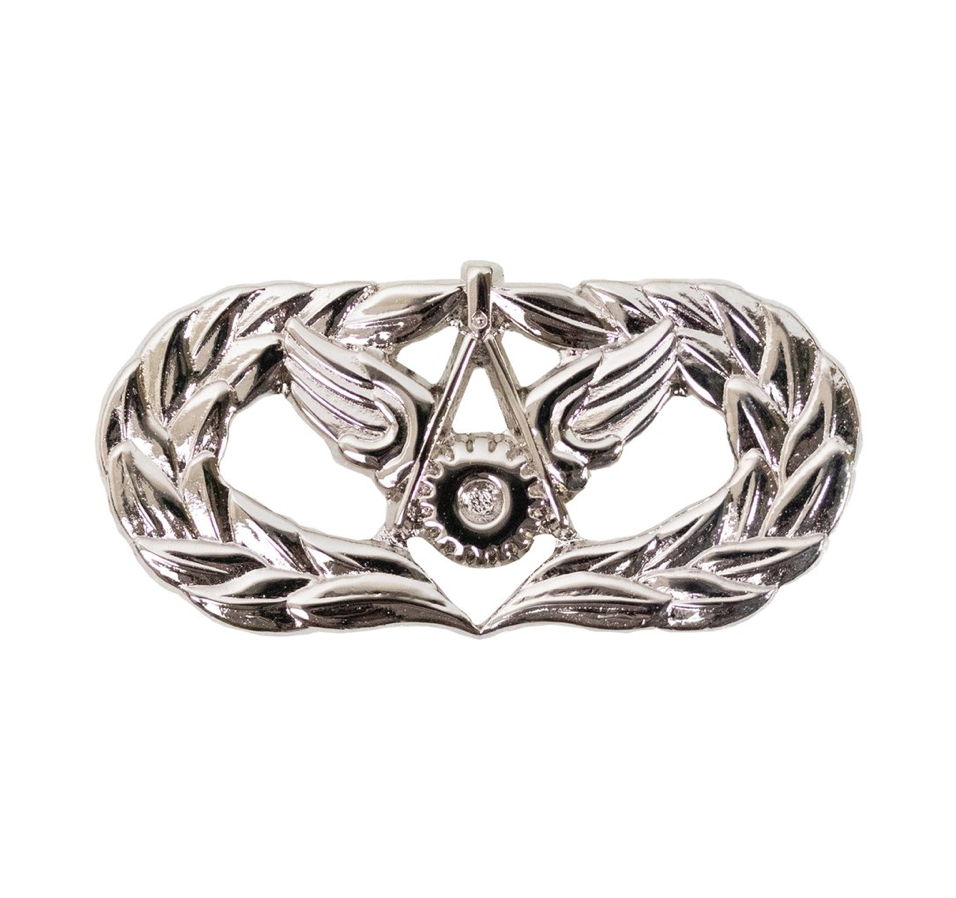 MidSize Genuine U.S. AIR FORCE (USAF) BREAST BADGE CIVIL ENGINEER