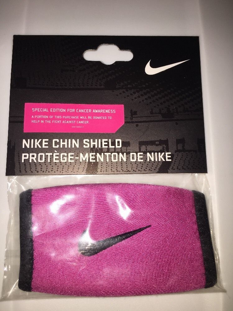 Nike Football Helmet Chinstrap Chin Guard Shield Pink BCA Breast Cancer Awarenes
