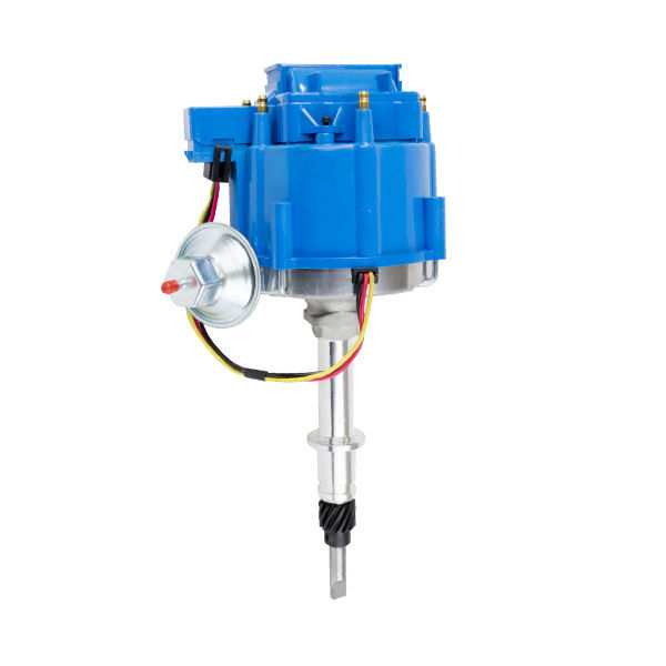 Image of 68-87 TOYOTA FJ40 FJ60 2F 3F 6 CYLINDER HEI DISTRIBUTOR BLUE CAP UPGRADED KIT