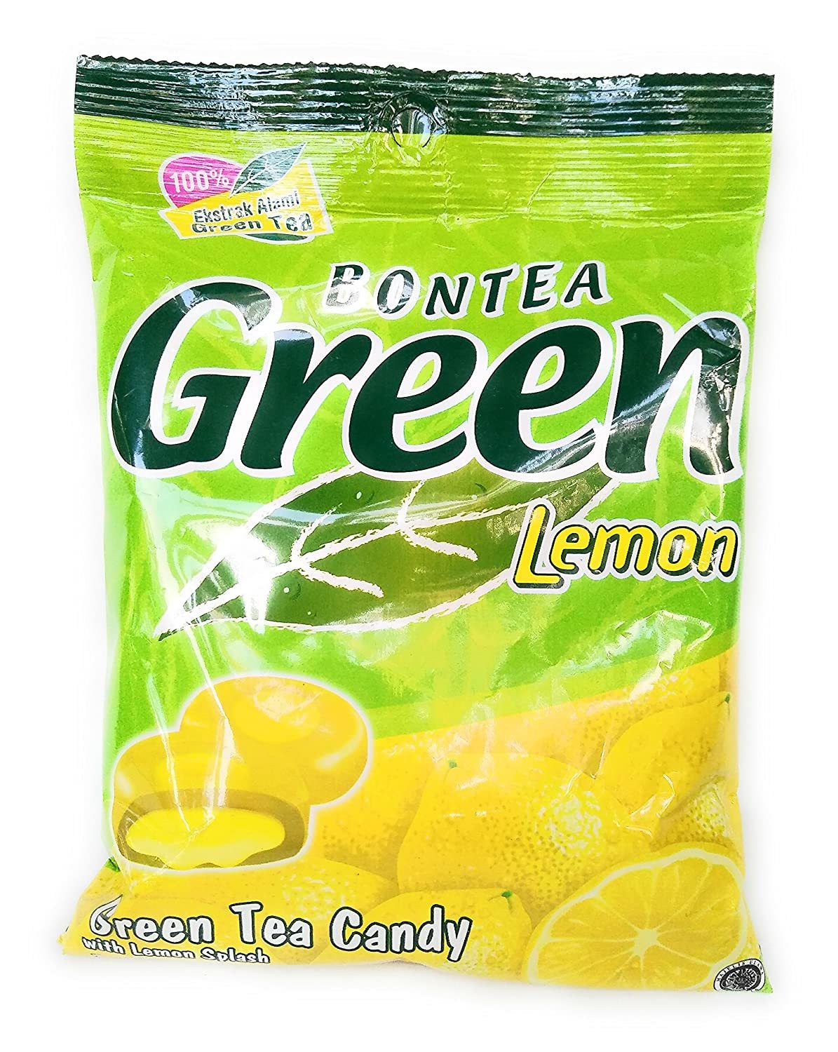 Bontea Green Tea Candy (Lemon), 144 Gram (Pack of 6)