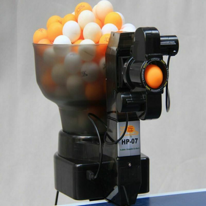 Professional Table Tennis Robot Ping Pong Machine Portable Economical