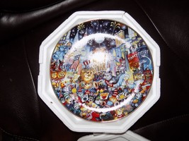 Franklin Mint " Ring In The Mew Millennium " Numbered Plate Euc - $34.32
