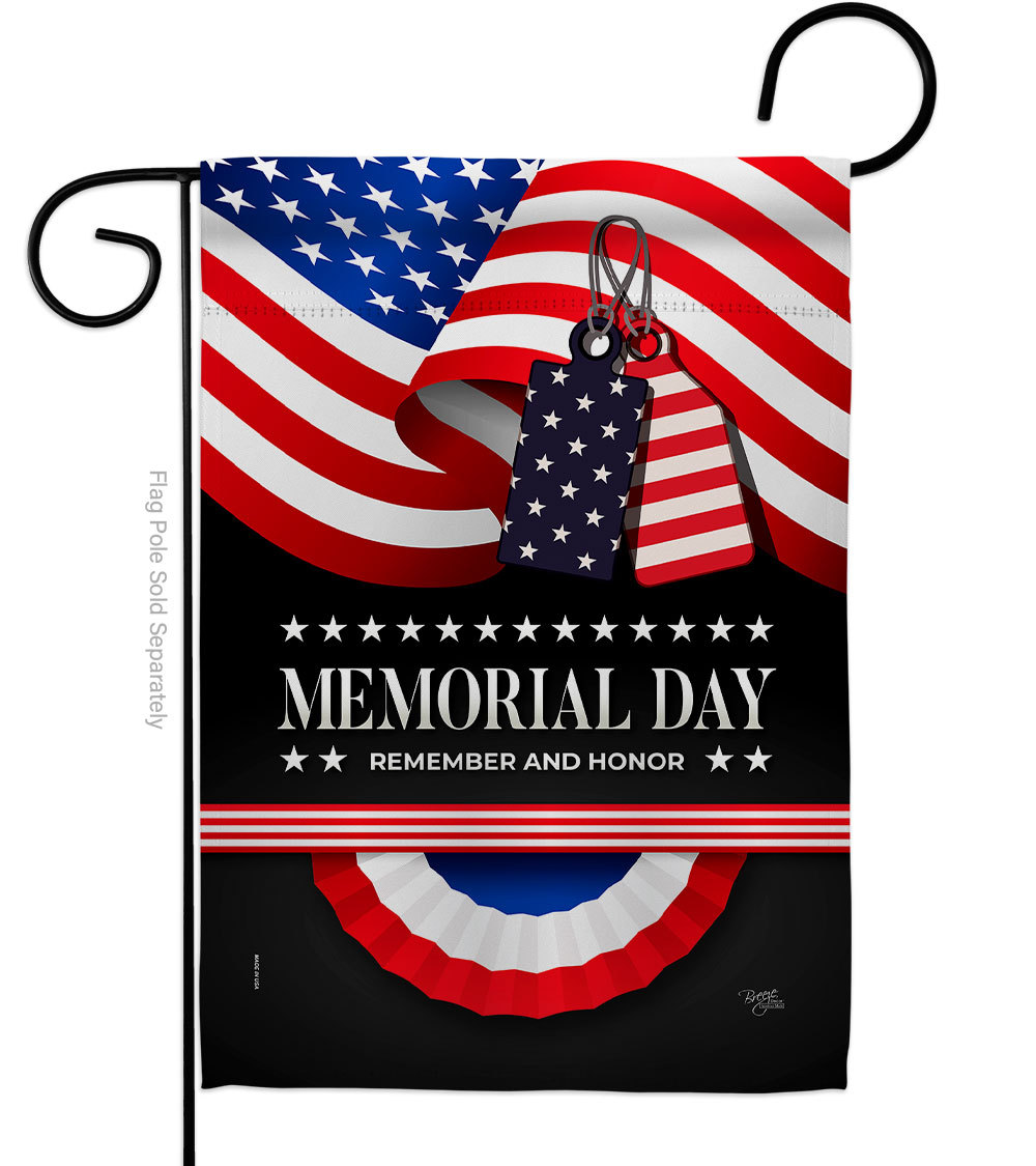 Remember Memorial Day - Impressions Decorative Garden Flag G161096-BO