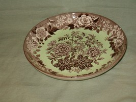 SPODE ARCHIVE COLLECTION JASMINE 8&quot; PASTA BOWL GREEN &amp; BROWN - $30.00