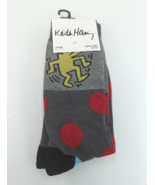 Men&#39;s Keith Haring 3 Pair Pack Crew Socks Size 10-13 - $18.81
