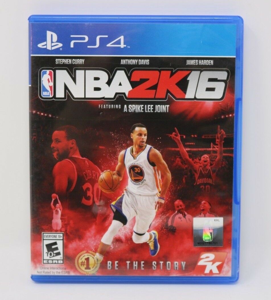 NBA 2K 16 Playstation 4 NBA 2K 2016 Video Game Stephen Curry Cover ...