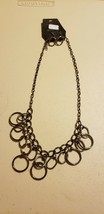 Paparazzi Short Necklace & Earring Set (New) #740 SILVER/GRAY Chain Links - $7.61