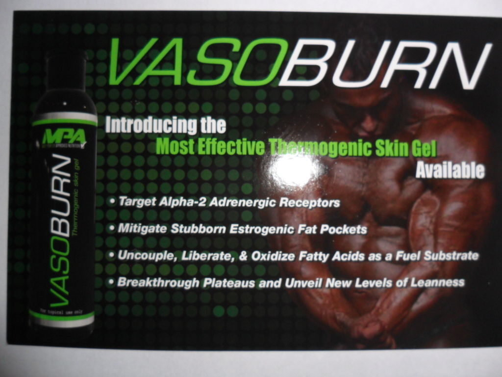 MPA VASOBURN Thermogenic Topical Skin Gel Fat Burner One (3.38 oz)+ 1