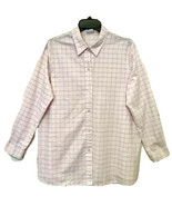 Land ‘N Sea Vintage 1980’s Ladies Button Up Long Sleeve Window Pane Shir... - $26.97