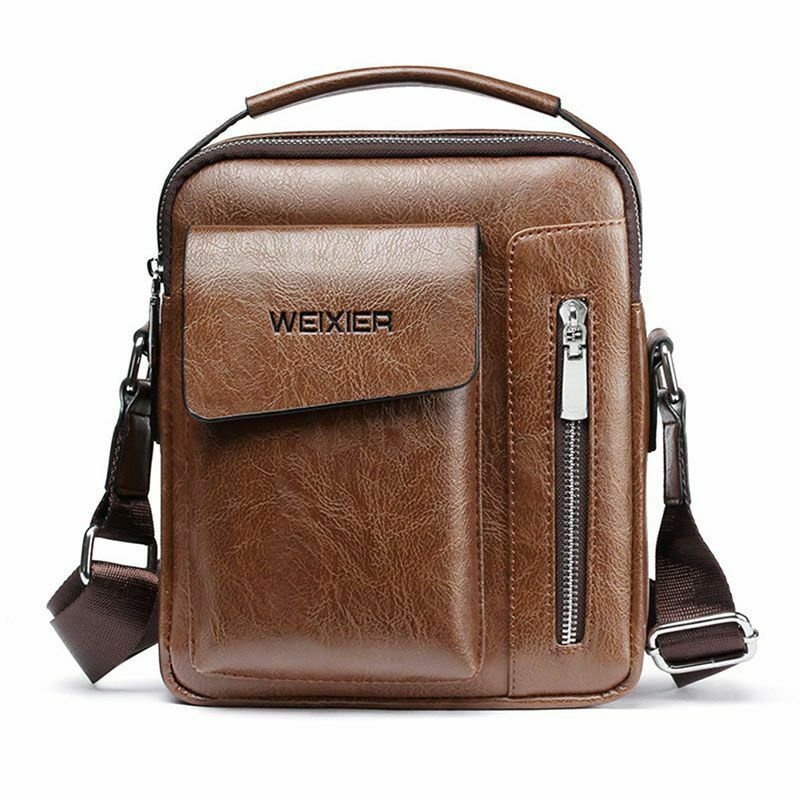 Men Leather Crossbody Shoulder Bag Phone Wallet Pouch Messenger Tote Handbag NEW